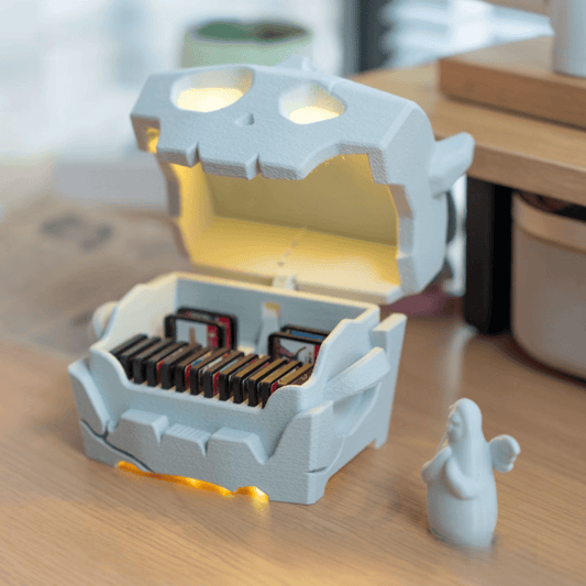 Pokéblin Treasure Chest – Voice-Activated Switch Game Cartridge Storage Box
