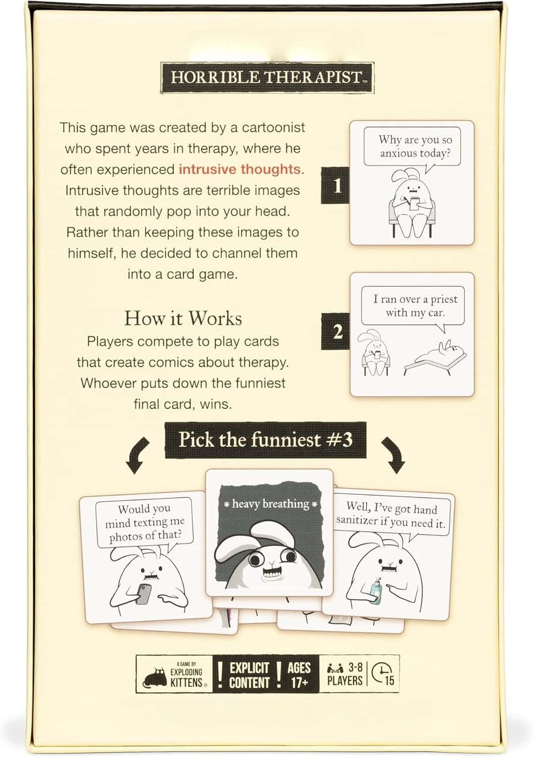 Exploding Kittens Extra Horrible Edition (3-8 Players)