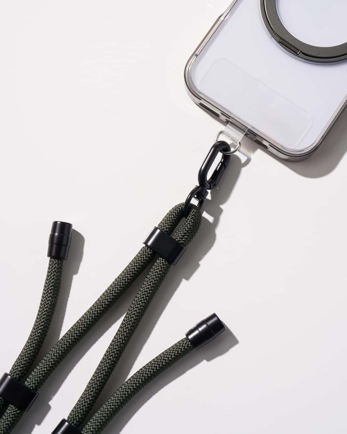 Phone Lanyard Crossbody with 2 Phone Tabs